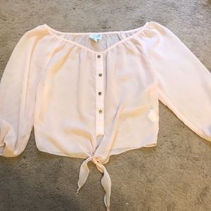 Light pink blouse